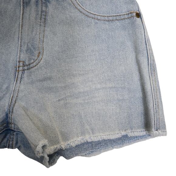 Cavalli Class Womens 27 Frayed Hem Denim Shorts NEW - Picture 6 of 11